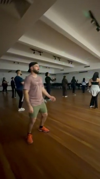 A Liverpool Nutrition FitClub class moving together