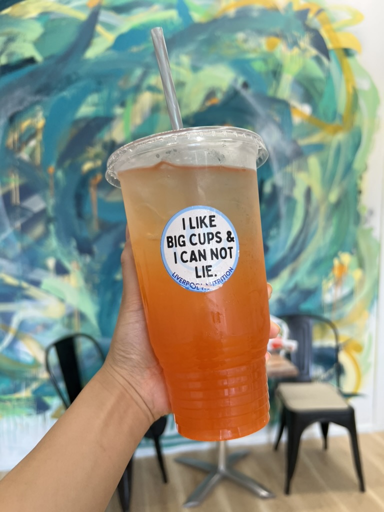 Orange Liverpool Nutrition iced tea